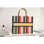 DIOR TOTE seven colorful stripes